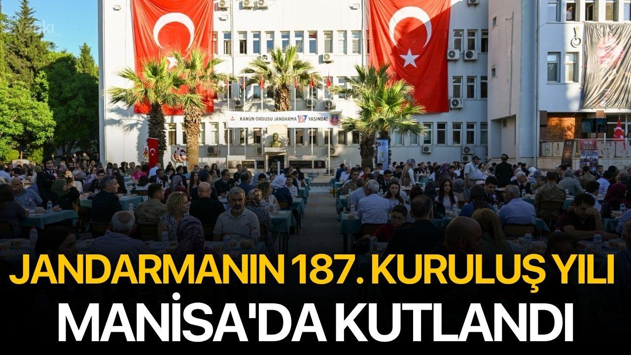 Jandarmanın 187. kuruluş yılı Manisa'da kutlandı