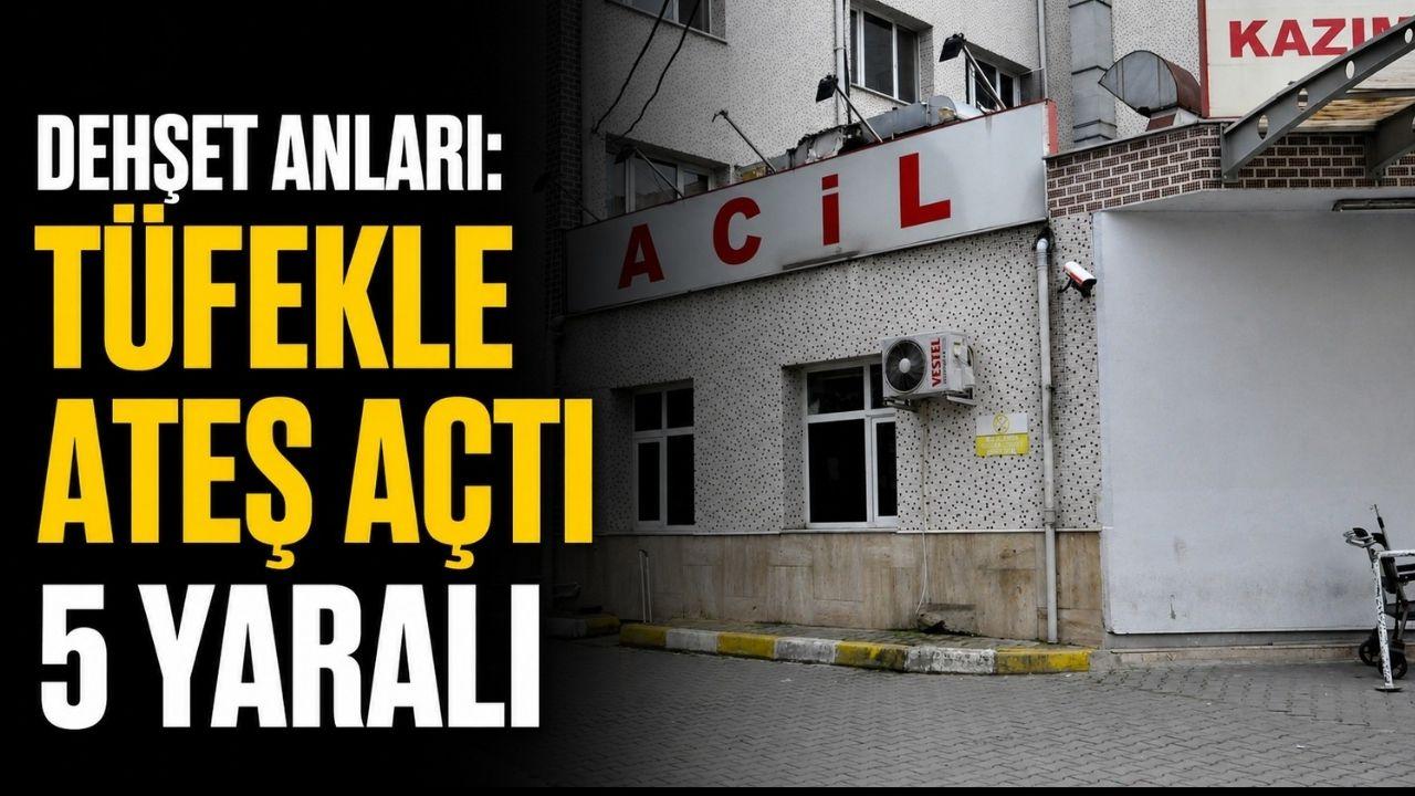 Manisa’da dehşet anları: Tüfekle ateş açtı, 5 yaralı