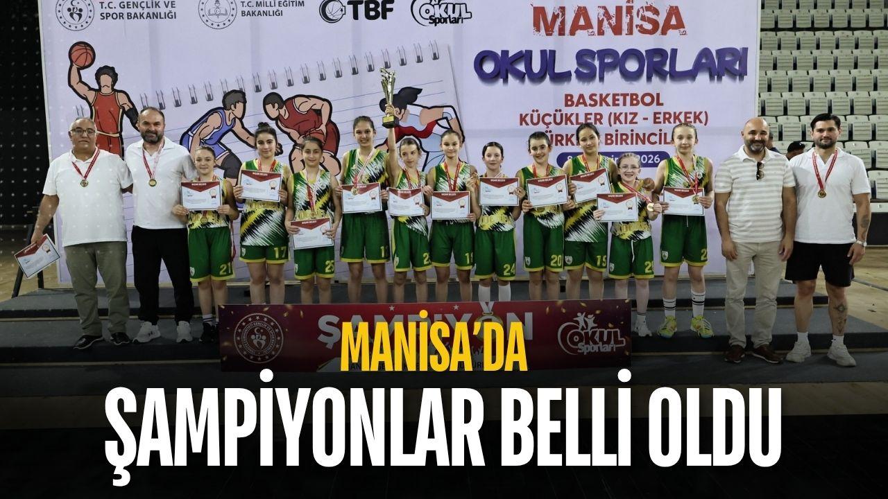 Manisa'da şampiyonlar belli oldu