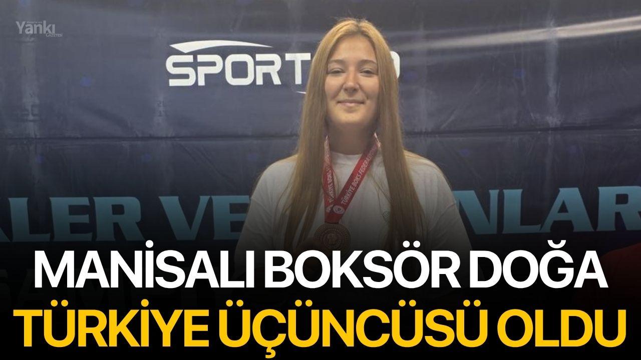Manisalı Boksör Doğa Türkiye üçüncüsü oldu