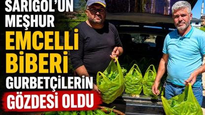 Meşhur Emcelli biberi gurbetçilerin gözdesi oldu