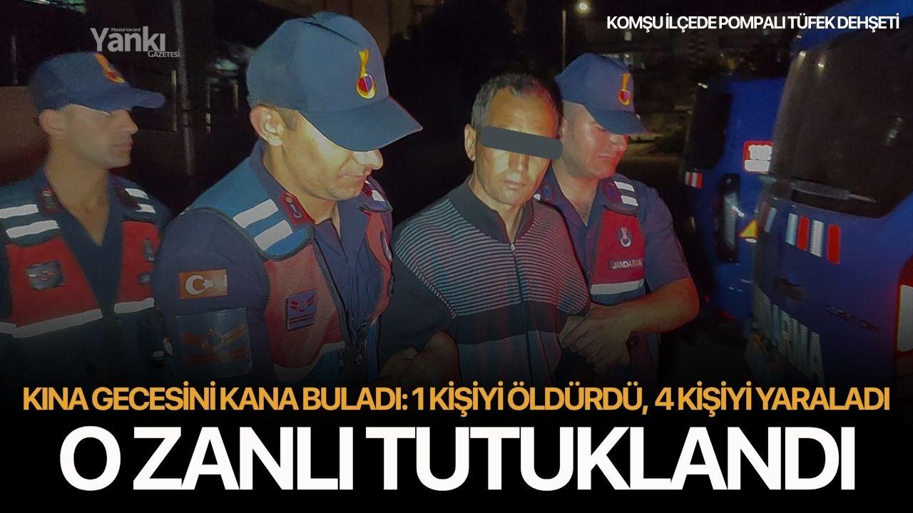 Ödemiş'te kına gecesini pompalı tüfekle kana bulamıştı: Tutuklandı