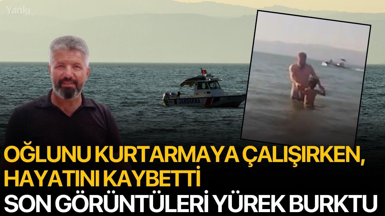 Oğlunu Kurtarmaya Çalışırken Hayatını Kaybetti: Son Görüntül