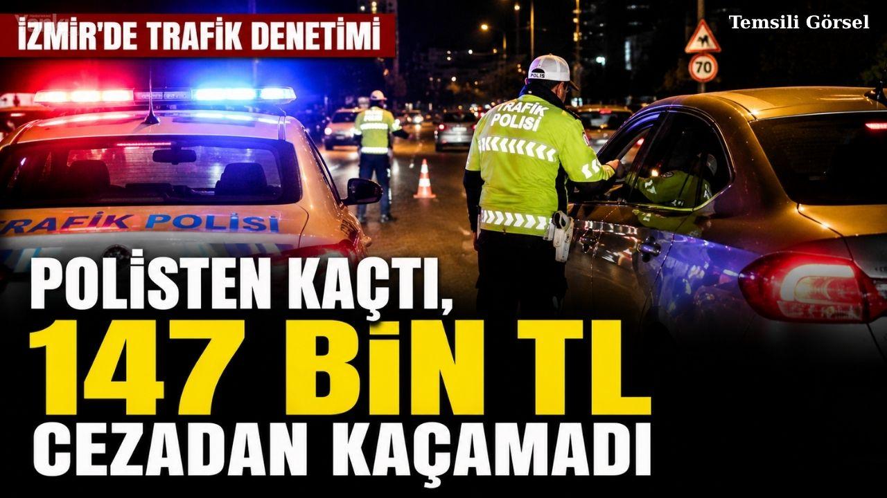 Polisten kaçtı, cezadan kurtulamadı: 147 bin TL ce