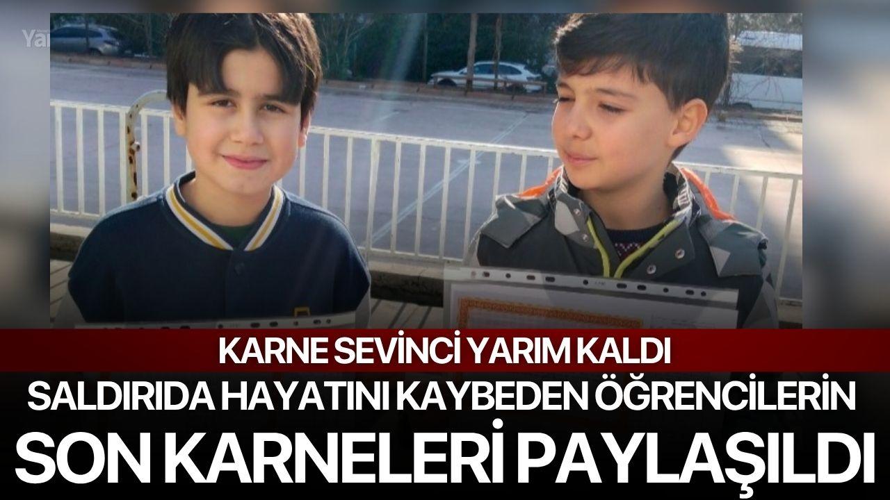 Saldırıda Hayatını Kaybeden Öğrencilerin Son Karneleri Paylaşıldı
