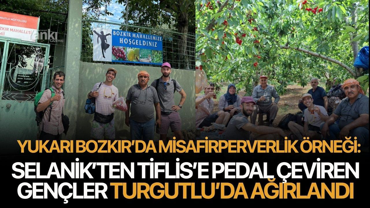 Selanik’ten Tiflis’e Pedal Çeviren Gençler Turgutlu’da Ağırlandı