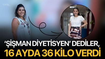 ‘Şişman diyetisyen’ dediler, 16 ayda 36 kilo verdi