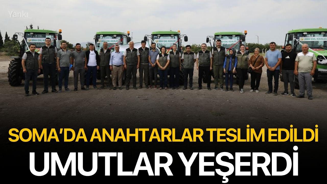 Soma’da Anahtarlar Teslim Edildi, Umutlar Yeşerdi