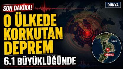 Son dakika! O ülkede korkutan deprem! 6.1 büyüklüğünde