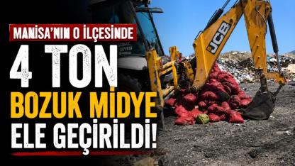 TIR'da ele geçirildi! 4 ton bozuk midye!