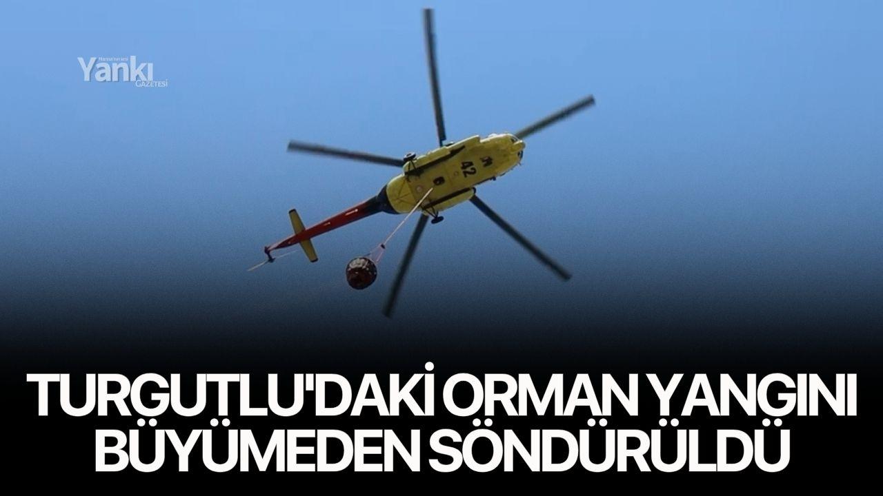 Turgutlu'daki Orman Yangını Büyümeden Söndürüldü