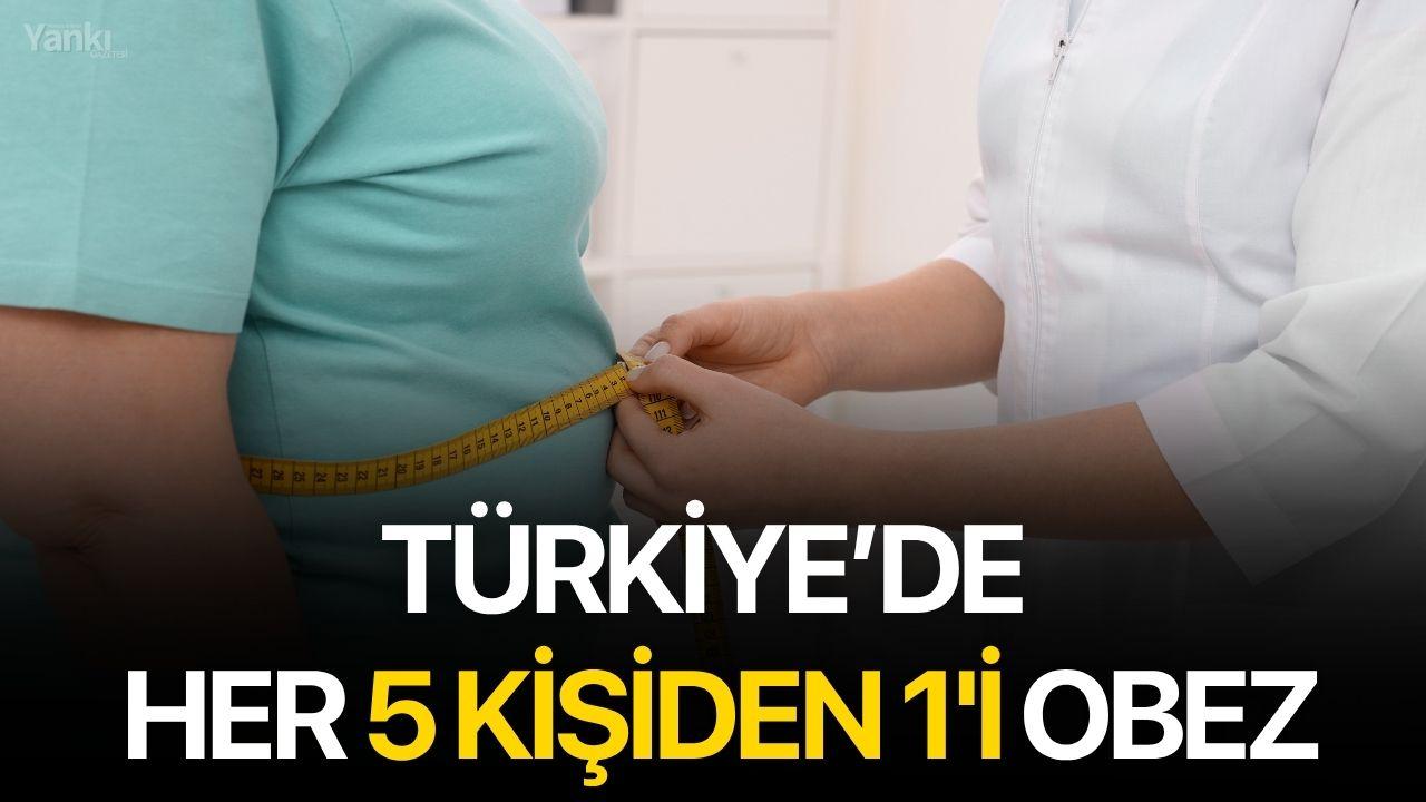 Türkiye'de Her 5 Kişiden 1'i Obez