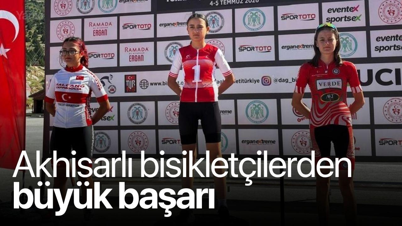 Akhisarlı bisikletçilerden büyük başarı
