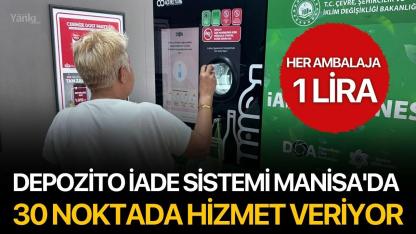 Depozito İade Sistemi Manisa'da 30 Noktada Hizmet Veriyor