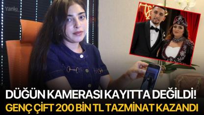 Düğün Kamerası Kayıtta Değildi! Genç Çift 200 Bin TL Tazminat Kazandı