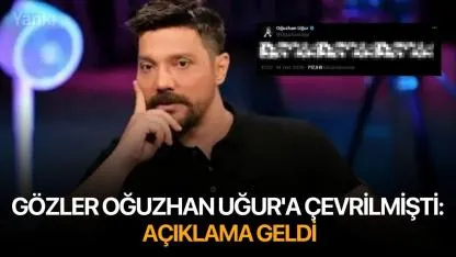 Gözler Oğuzhan Uğur'a çevrilmişti: Açıklama geldi