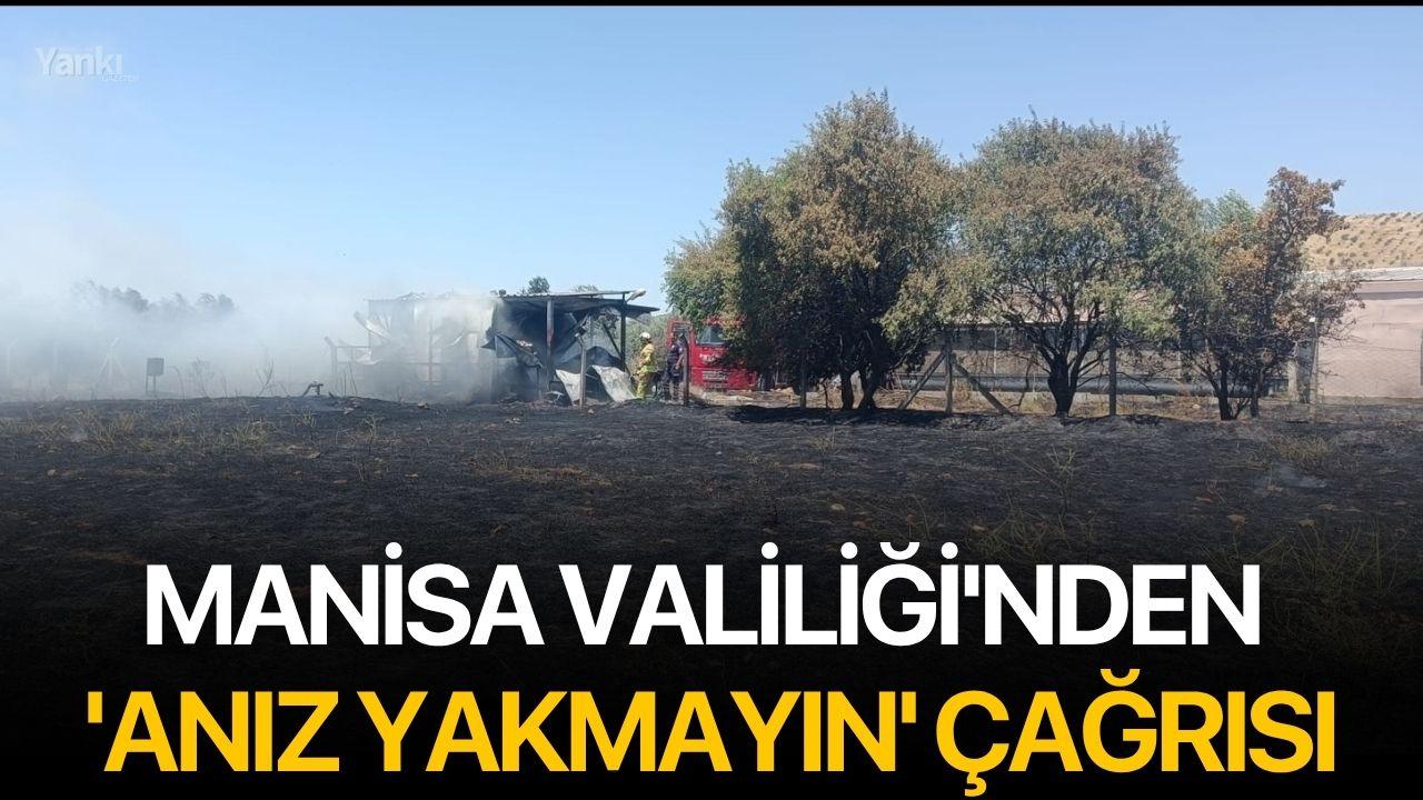Manisa Valiliği'nden 'Anız Yakmayın' Çağrısı