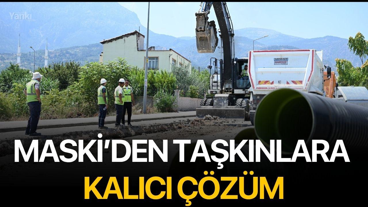 MASKİ'den taşkınlara kalıcı çözüm