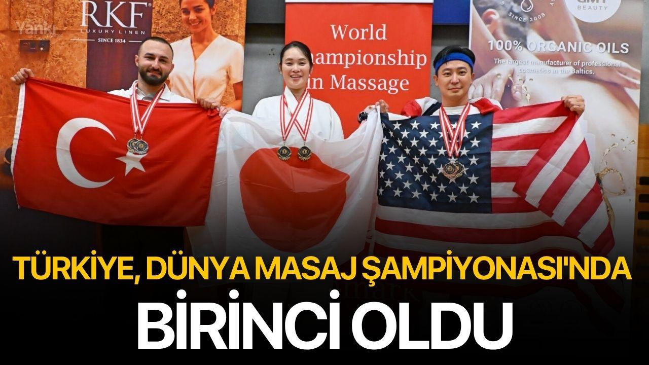 Türkiye, Dünya Masaj Şampiyonası'nda Birinci Oldu