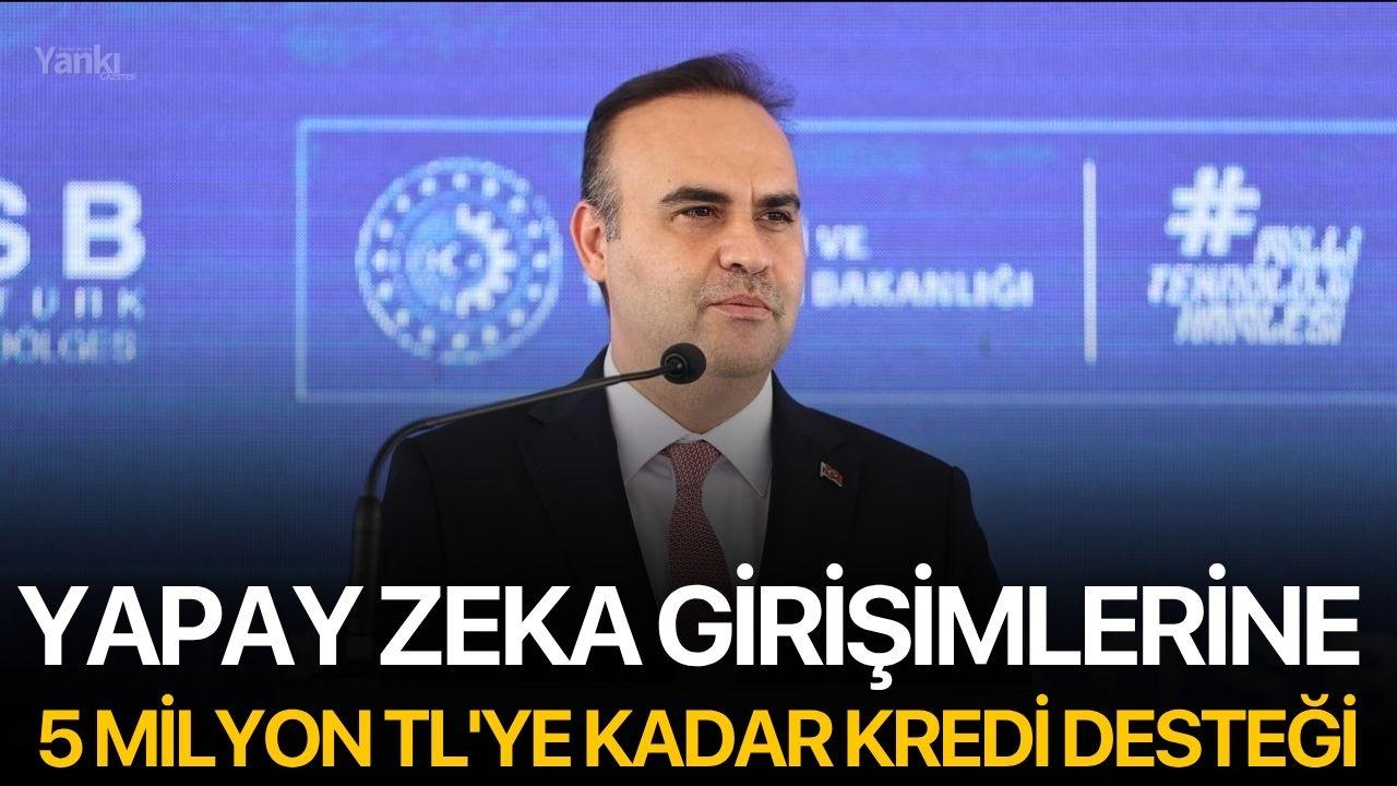 Yapay Zeka Girişimlerine 5 Milyon TL'ye Kadar Kredi Desteği
