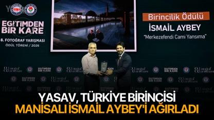 Yasav, Türkiye birincisi Manisalı İsmail Aybey'i ağırladı